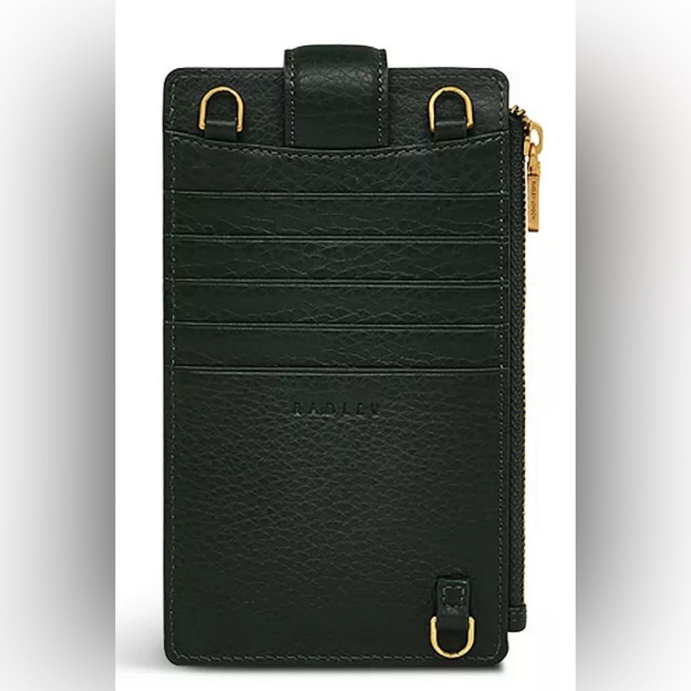 Bradley London Hillgate Phone Zip Top Crossbody Dark Green Nwt In Package — image 2 of 7